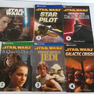 Lot Of 6 Star Wars Reader Books & Star Wars Story Book DK Readers Children's Readers image 1