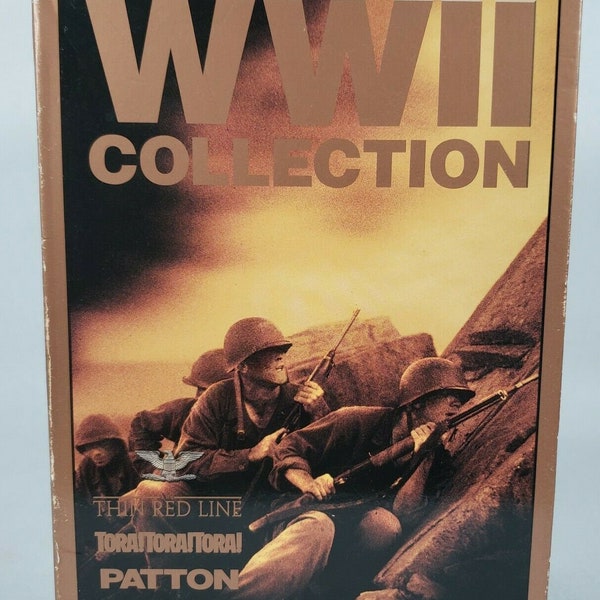 WWII Collection DVD Set Thin Red Line, Tora Tora Tora, Patton, Longest Day