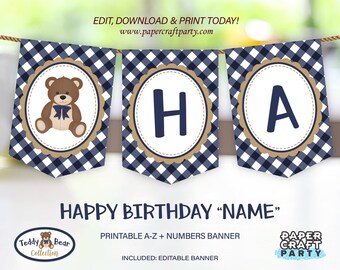 Teddy Bear Picnic Banner, Edit Online + Download Today With Free Corjl.com 0085