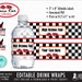 Race Car Printable Drink Label, Edit Online + Download Today With Free ...