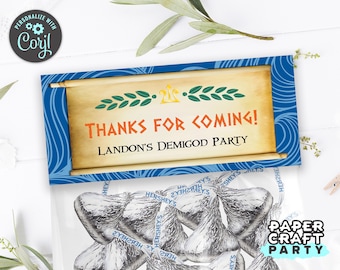 Printable Demigod Invite & Decorations, Demigod Party Kit, Demigod Decor, Greek God, Edit Online + Download Today With Free Corjl.com 0024