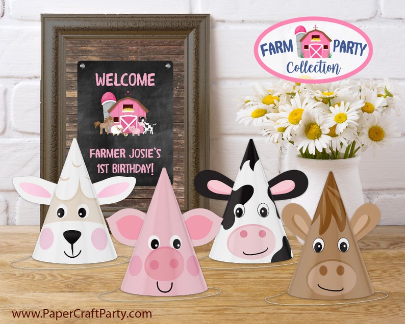 Edit Online Place Cards Farm Birthday Food Tents Download Today With Free Corjl.com FPP
