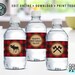 Lumberjack Party Printable Bottle Labels, Edit Online Download Today With Free Corjl.com 0030 - Etsy