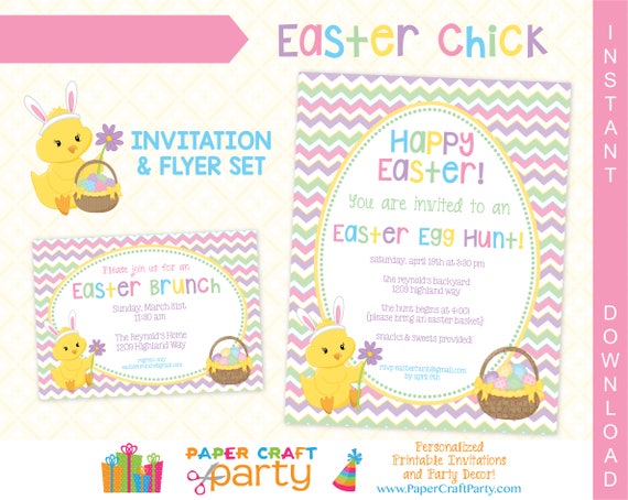 easter printable invitation easter egg hunt invitation easter