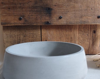 ciment / béton / récipient / support de cire / décoration de ferme industrielle