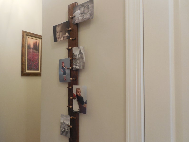 Large Pic Photo Display Wall Hanging / Rustic Home Decor Etsy