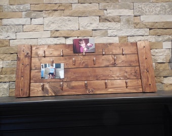 Commande personnalisée/cadre multiple/support/rustique/suspension murale shabby chic/suspension murale de la ferme