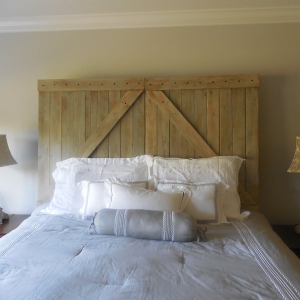 Rustic Headboard Etsy