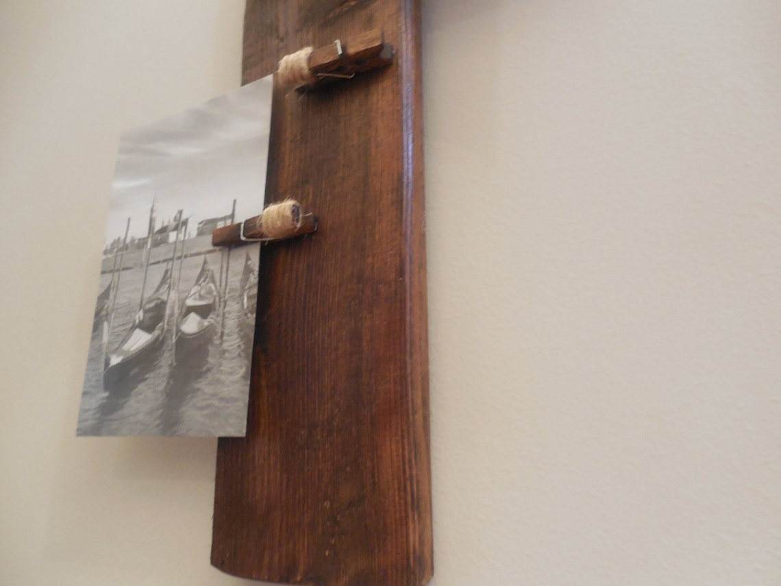 Large Pic Photo Display Wall Hanging / Rustic Home Decor Etsy