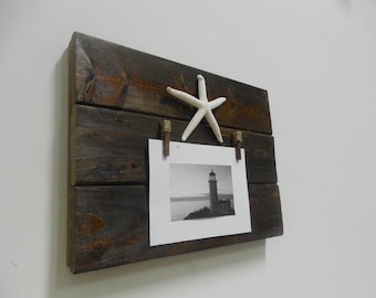 beach home decor / gift idea /  One  nautical / Frame / wall hanging / 5x7 picture