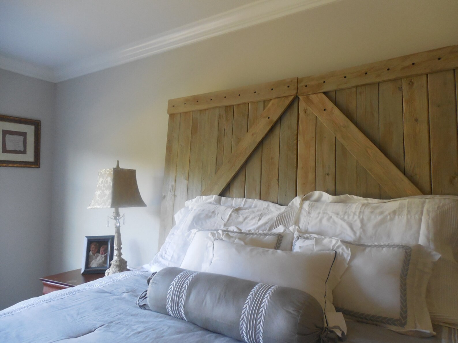 Barn Door Queen Headboard / Rustic Barn Gate Etsy
