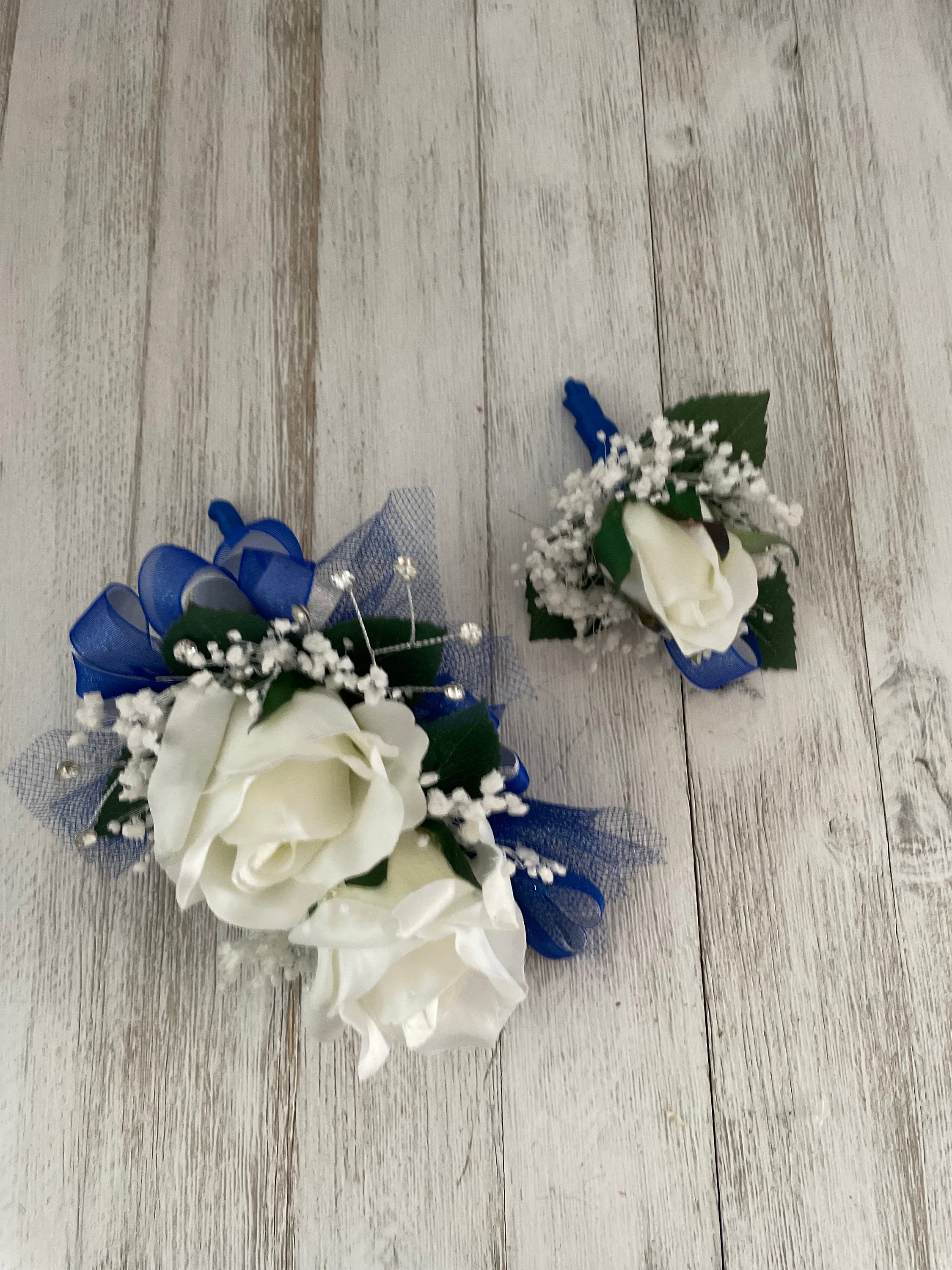 Navy Corsage - Etsy