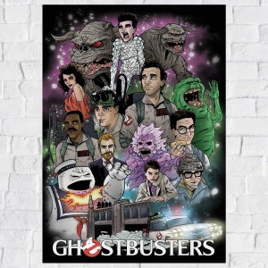 Ghostbusters Alternative Movie poster print