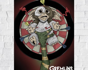 Gremlins alternative movie poster print horror Gizmo