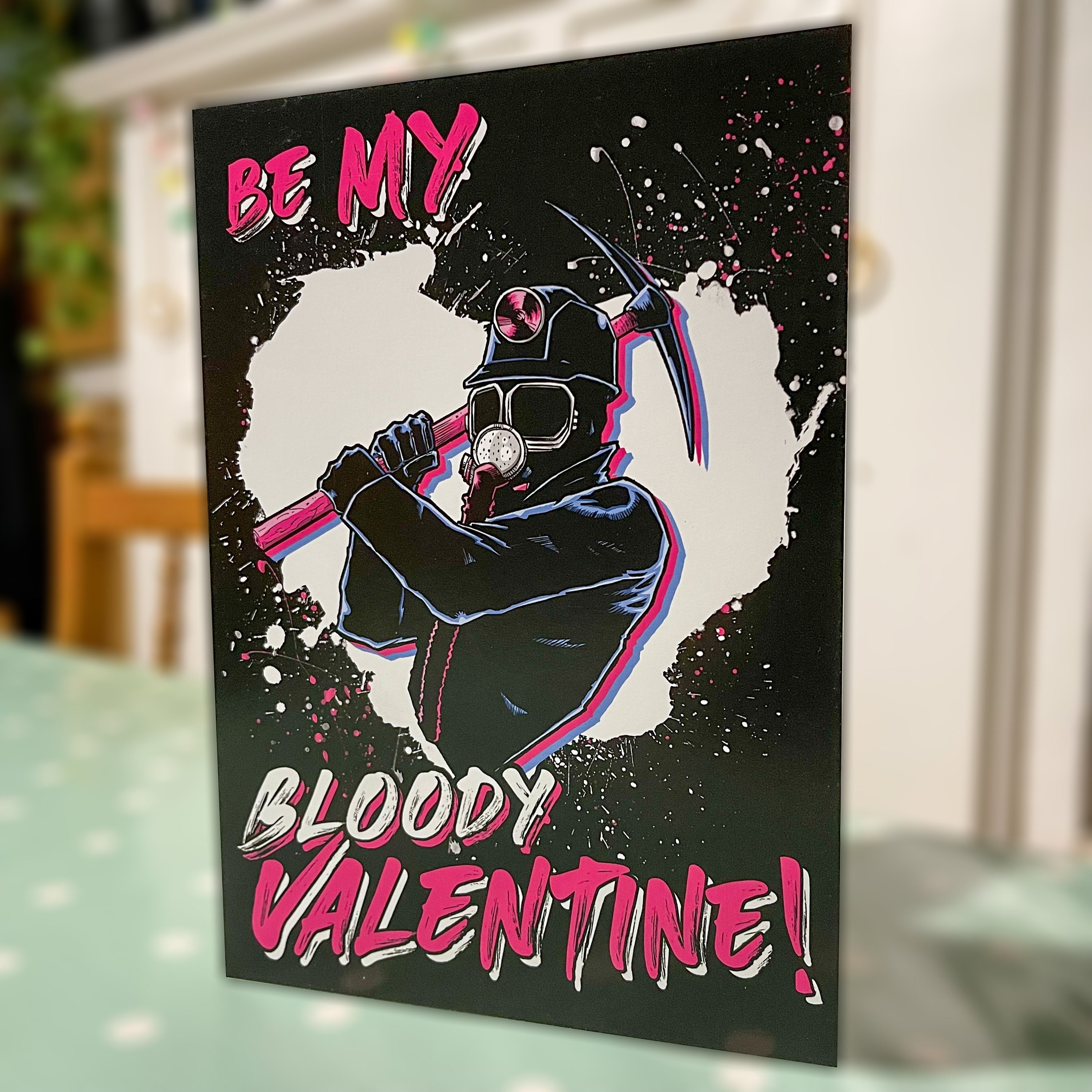 【激レア】BLOODY VALENTINEサイン入り 1点もの。 激レア】BLOODY VALENTINEサイン入り 1点もの。 Valentines Card the