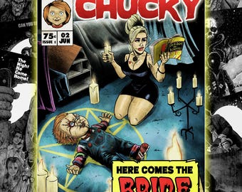 Child's Play Chucky A4 print horror comic