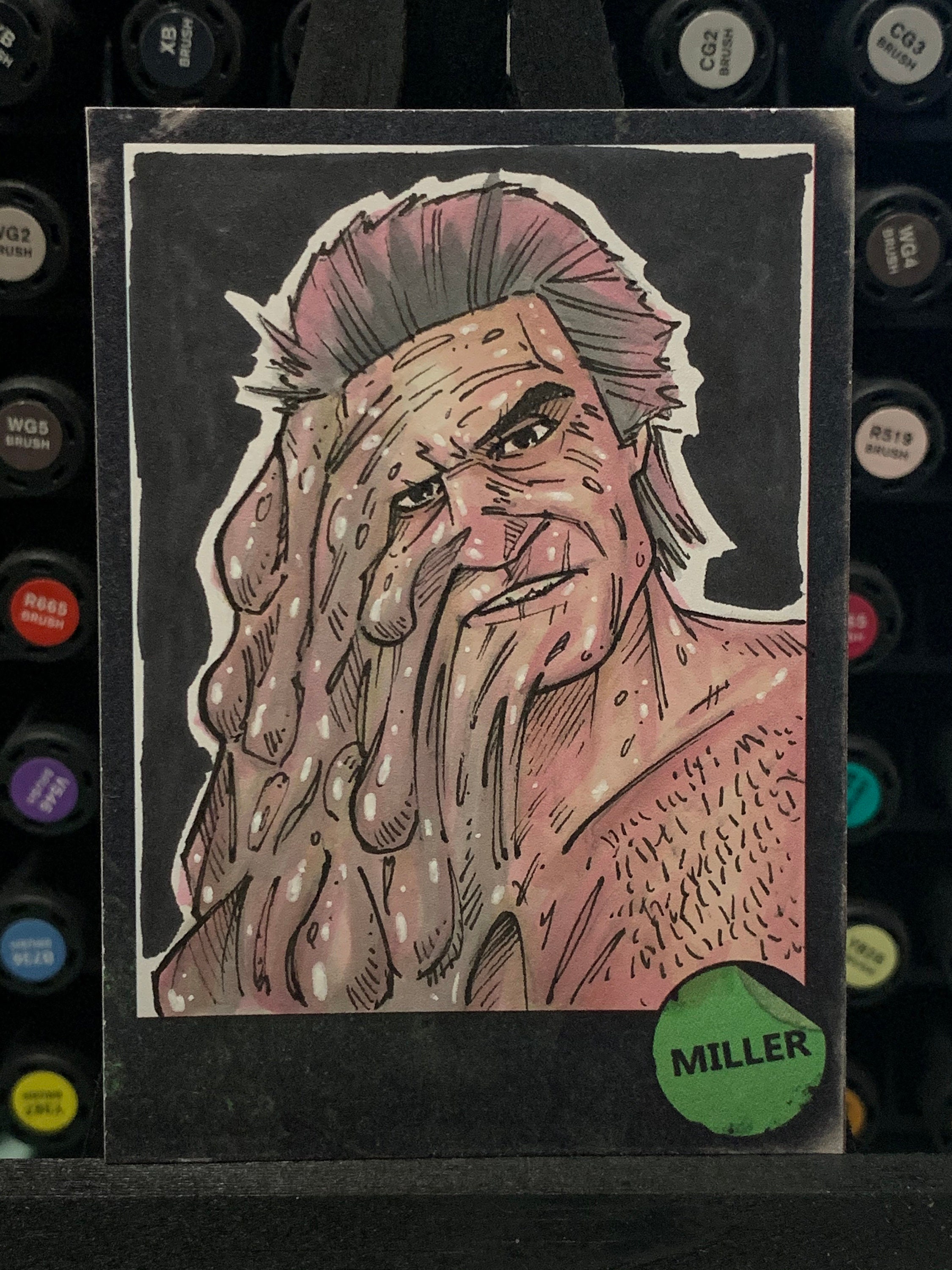 Dr Pretorius From Beyond Horror Sketch Card Original Art Etsy New Zealand