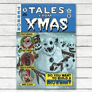 Tales From Xmas SCHNEEMÄNNER Variante Weihnachtsgrüße Karten Horror Comic Thema