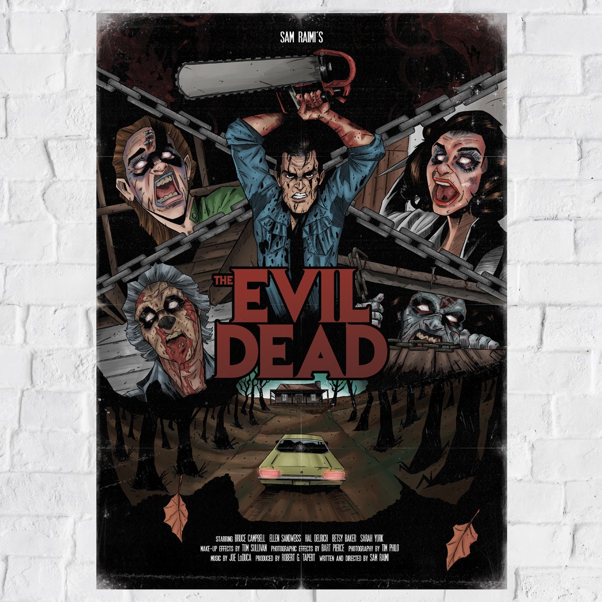 EVIL DEAD 1981 Alternative Movie Poster Print 