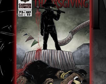 THANKSGIVING John Carver A4 print horror