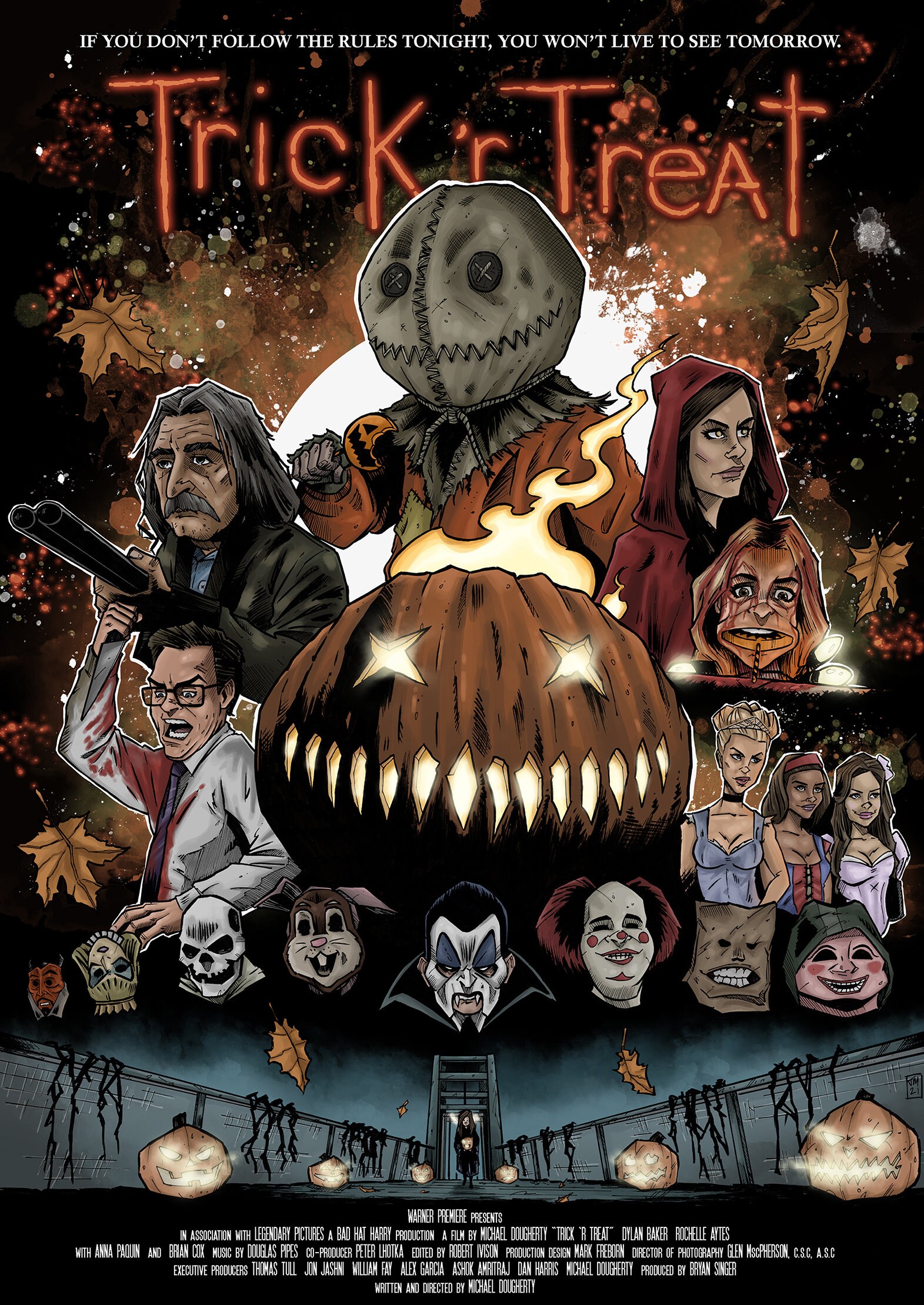 Trick R Treat Alternative Movie Poster Print Etsy Ireland Trick R Treat Alternative Movie Poster Print Etsy Ireland