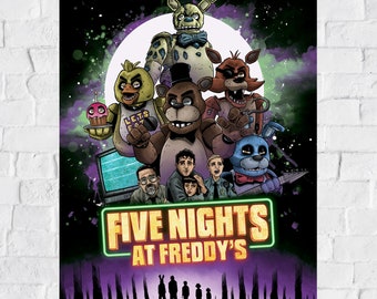Five Nights at Freddy's alternative movie poster print horror FNAF