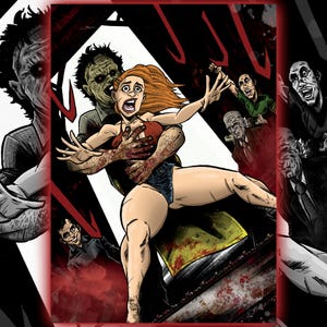 LEATHERFACE Texas Chainsaw Massacre A4 print horror