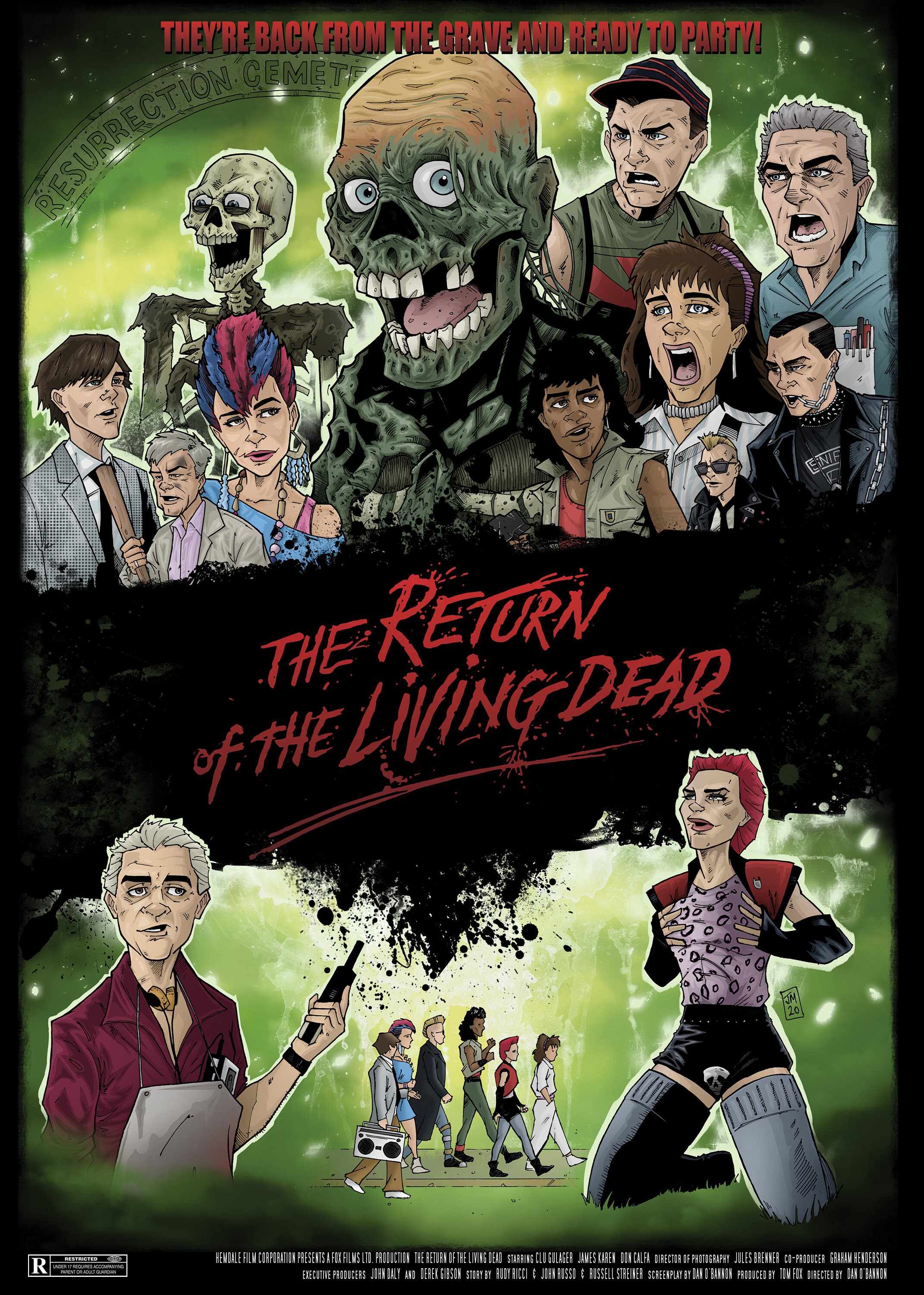 Return Of The Living Dead Movie Poster