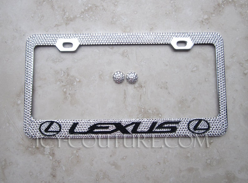 Crystal BLING LEXUS License Plate Frame with Swarovski Etsy