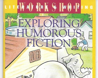 Paperback book-Exploring Humorous Fiction- 1992- Scholastic-Kids Reward Jar-Elementary Grad