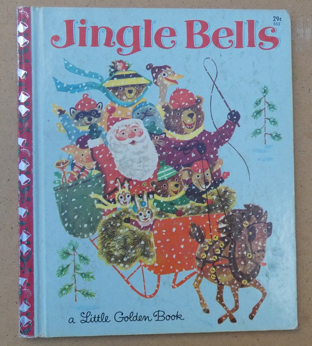 Little Golden Bookjingle Bells1964christmas Gift Etsy