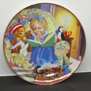 Decorative Plate-Ghost Stories-Carol Lawson-Library decor- Halloween gift