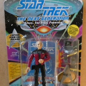 Star Trek Action Figure-Captain Jean-Luc Picard-The Next Generation- 1992-Trek lover gift