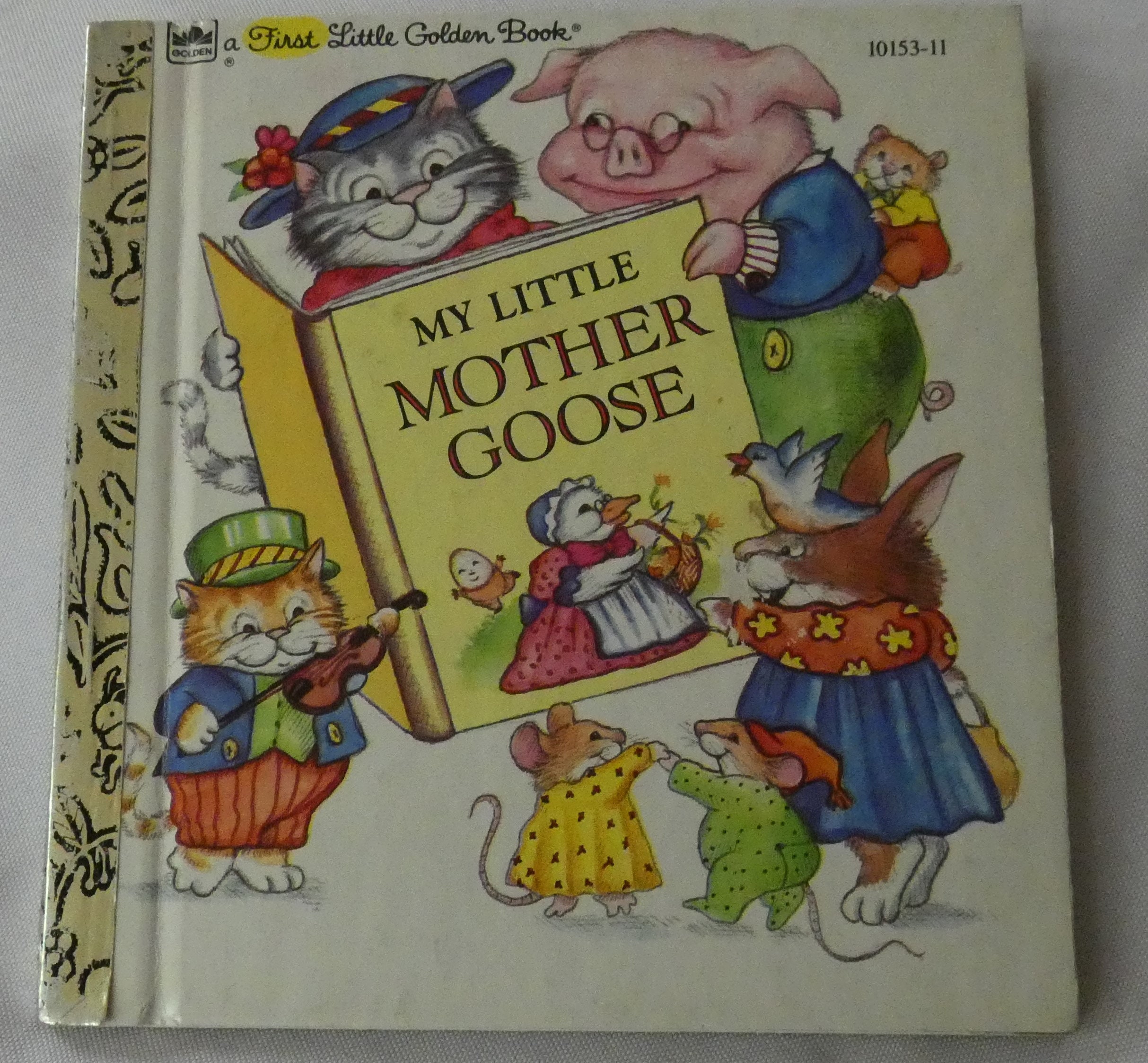 Book-My Little Mother Goose-1981-First Little Golden Book-Elementary reader book