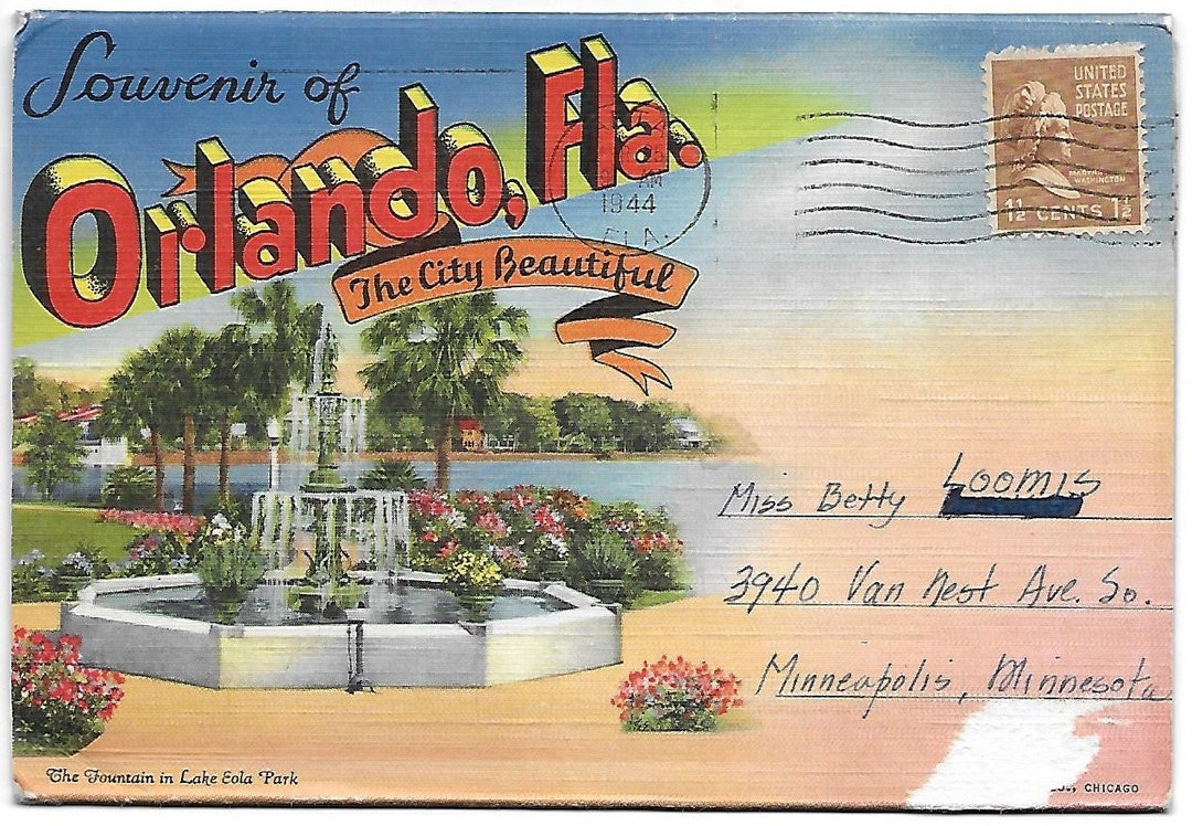 c1960's Florida's Largest Montgomery Ward Store Orlando FL Multiview  Postcard