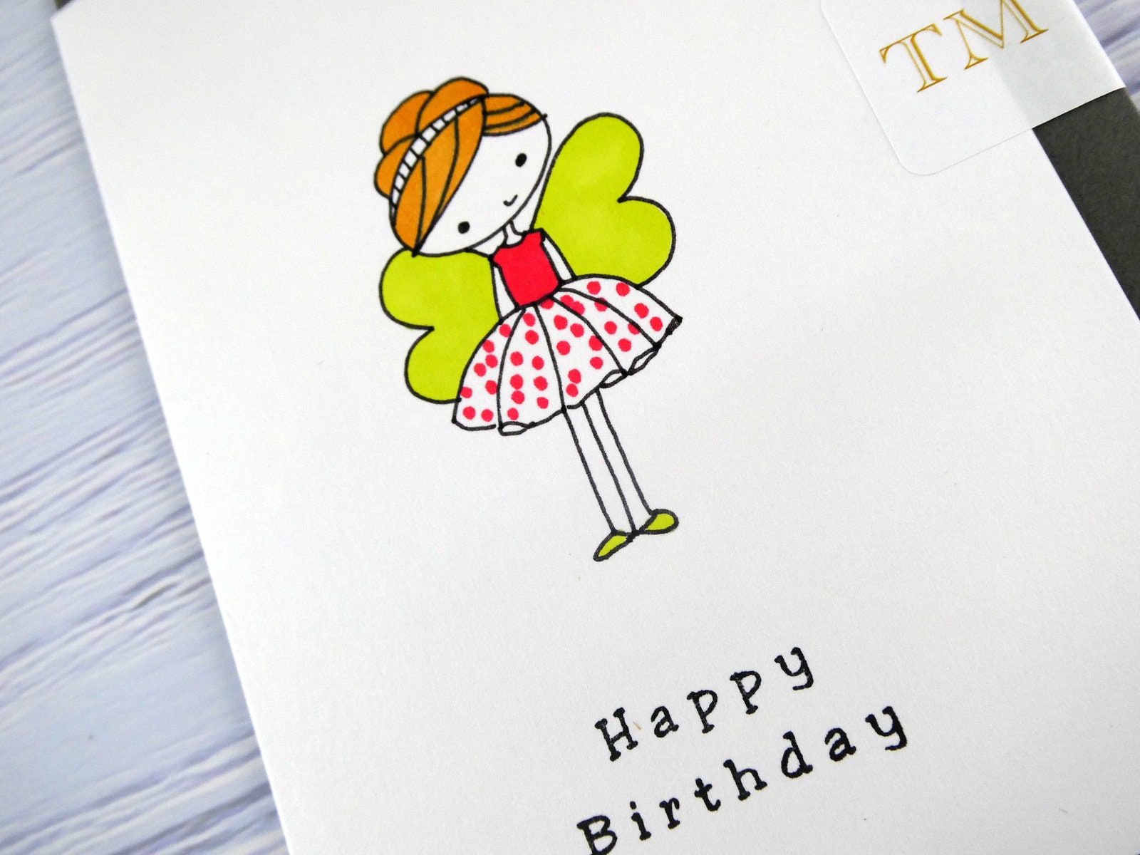 Hand gezeichnet alles Gute zum Geburtstag Karte. - Etsy.de