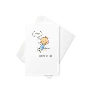 Karte zum Geburtstag für deinen Bruder