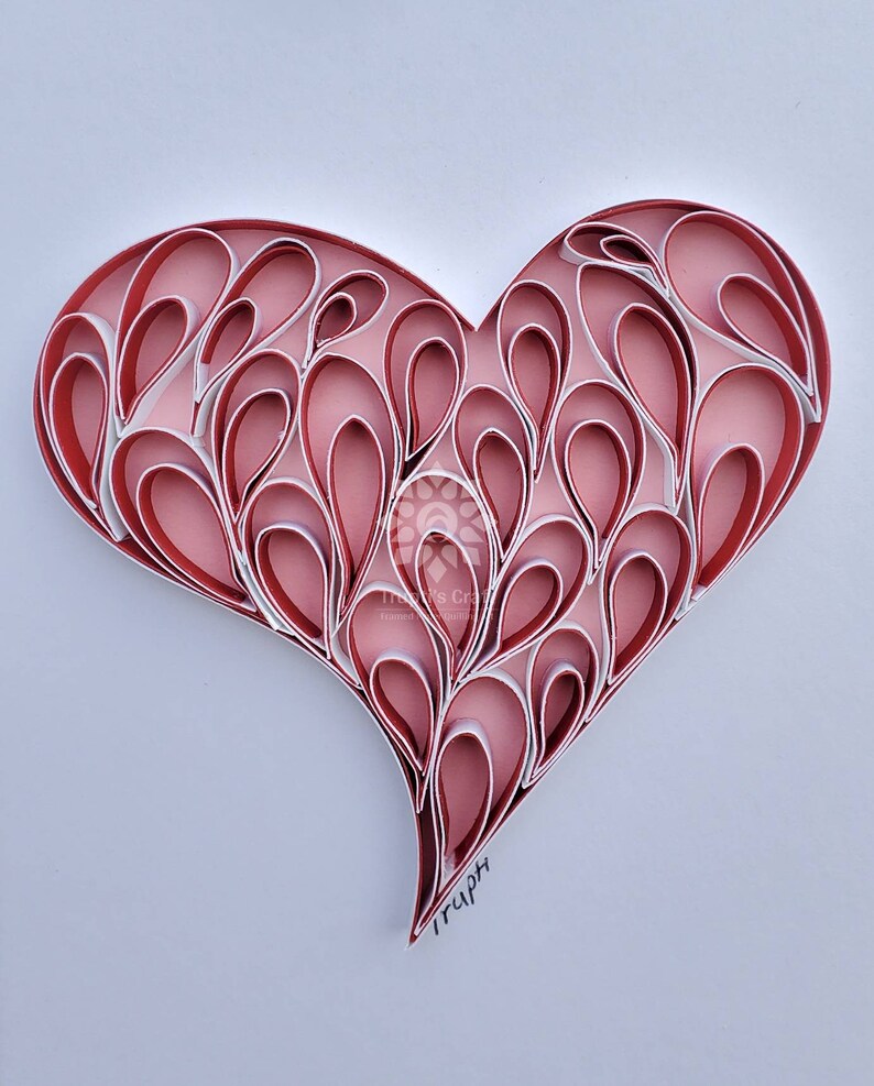 Framed Paper Quilling Wall Art Wedding Etsy
