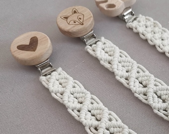 Digital Macrame Pacifier Clip Pattern PEA01 - Instant Download