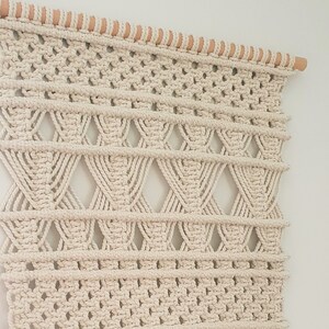 Patrón digital para colgar en la pared de Macrame PDS51 - Descarga instantánea