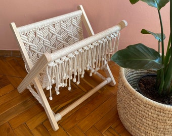 Digital Macrame Magazine Rack Pattern PG01 - Instant Download