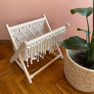 Digital Macrame Magazine Rack Pattern PG01 - Instant Download