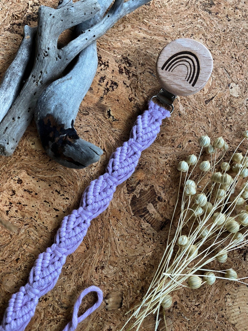 Digital Macrame Pacifier Clip Pattern PEA04 Instant Download Etsy