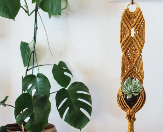 Digital Macrame Plant Hanger Pattern PBAS02 - Instant Download