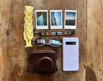 Dragonne numérique en macramé pour téléphone/appareil photo - PTA02 - téléchargement immédiat