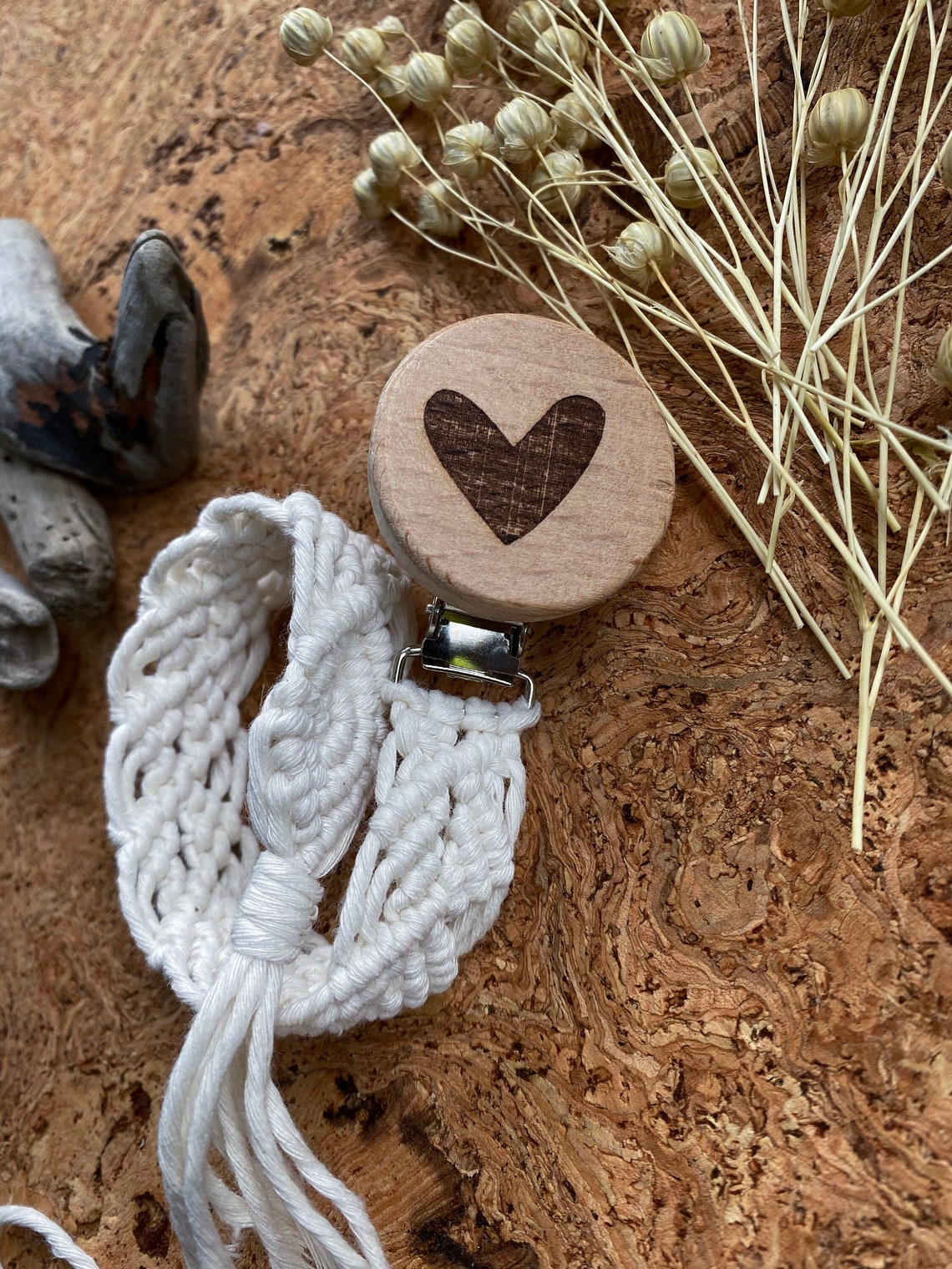 Digital Macrame Pacifier Clip Pattern PEA02 Instant Download Etsy