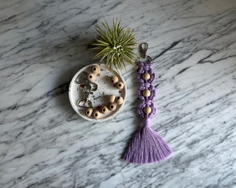 Schema portachiavi macramè digitale PA09 - Download immediato