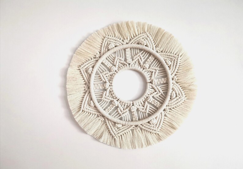Circular Macrame Wall Hanging Etsy