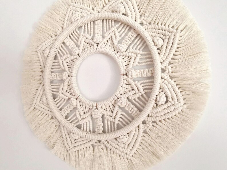 Circular Macrame Wall Hanging Etsy