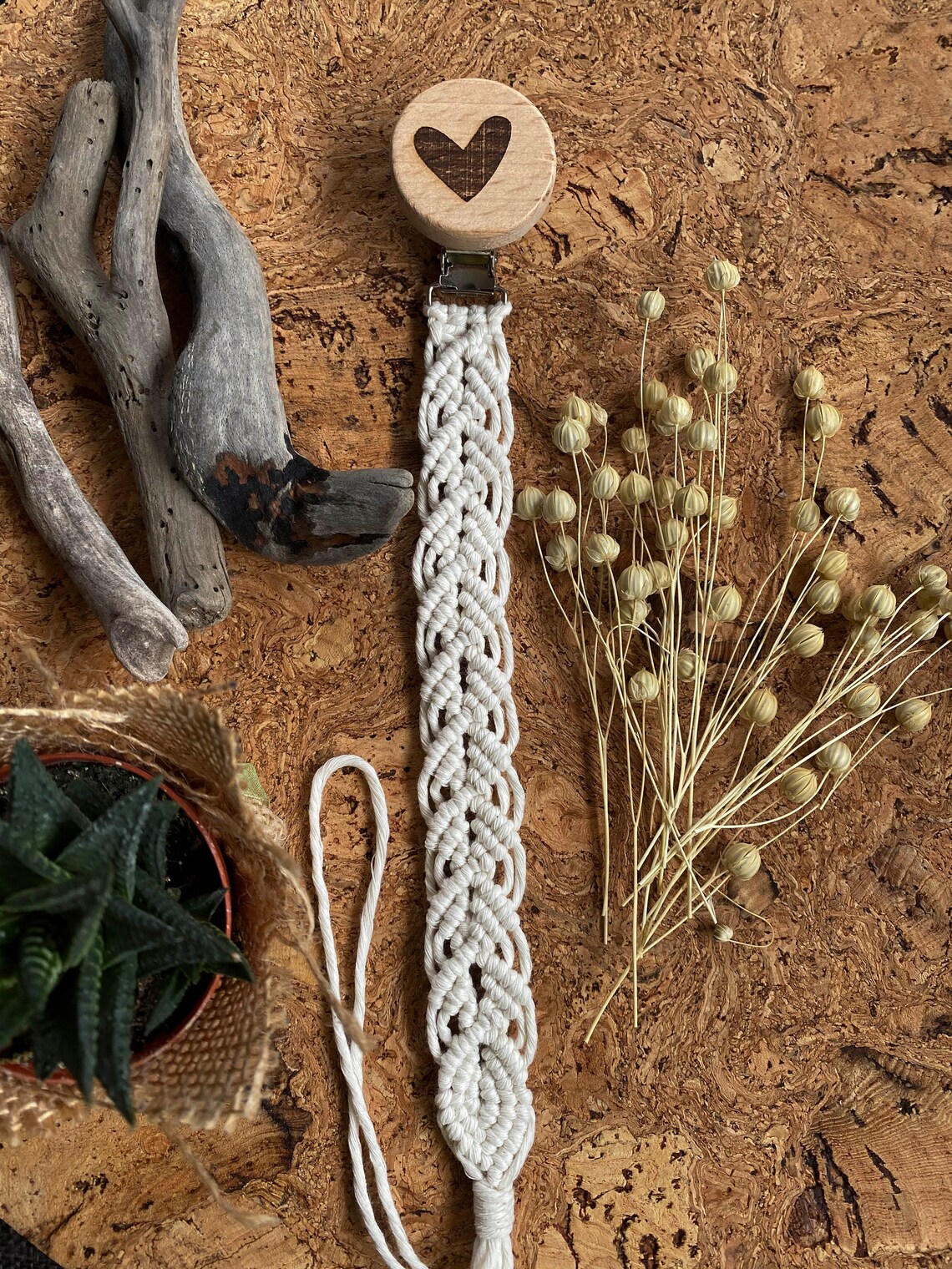 Digital Macrame Pacifier Clip Pattern PEA02 Instant Download Etsy